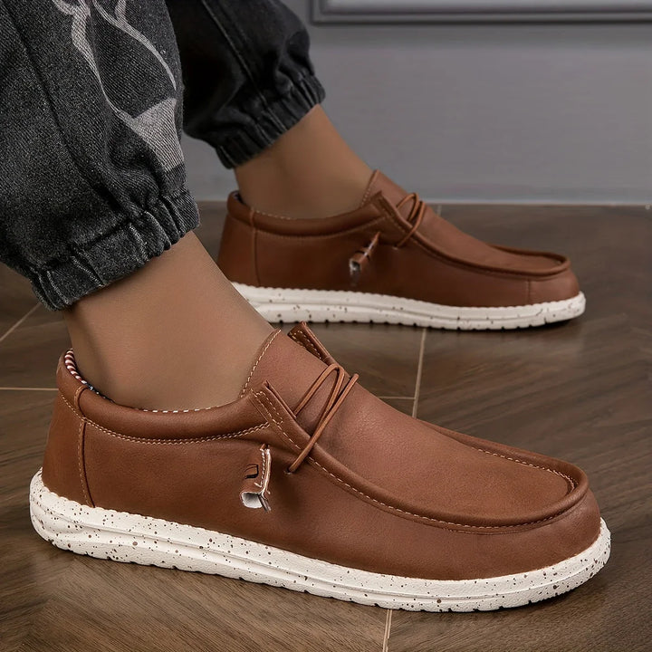 Vincent Flexible Vulcanized Comfort Loafers