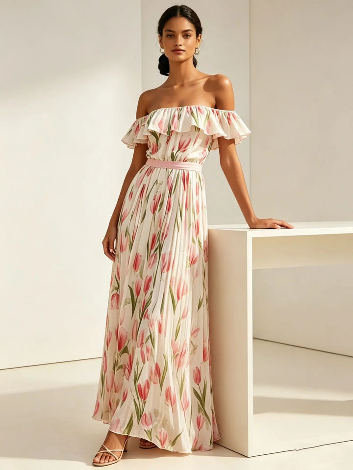 Faustine Off Shoulder Maxi Dress