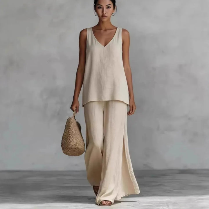 Madina Wide Leg Matching Set