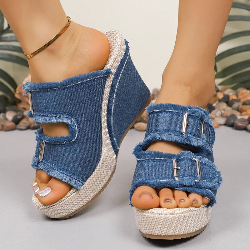 Kenley Orthopedic Platform Sandals