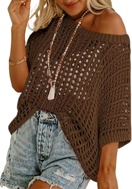 Emelia Open Knit Sweater