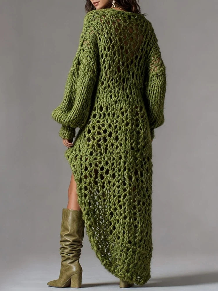 Astrid Open Knit Loose Dress