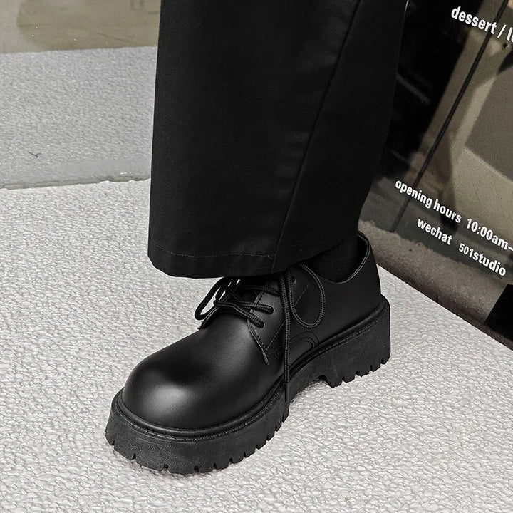 Oscar Chunky Sole Leather Shoes