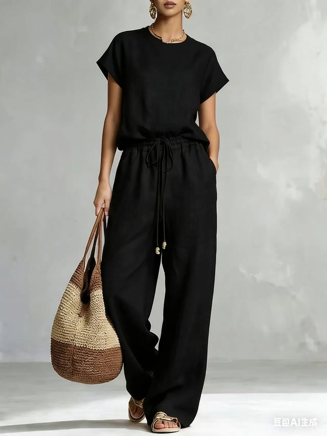 Lunaria Zip Front Trouser Matching Set
