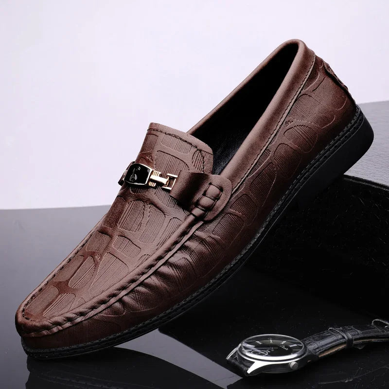 York Orthopedic Leather Casual Loafers