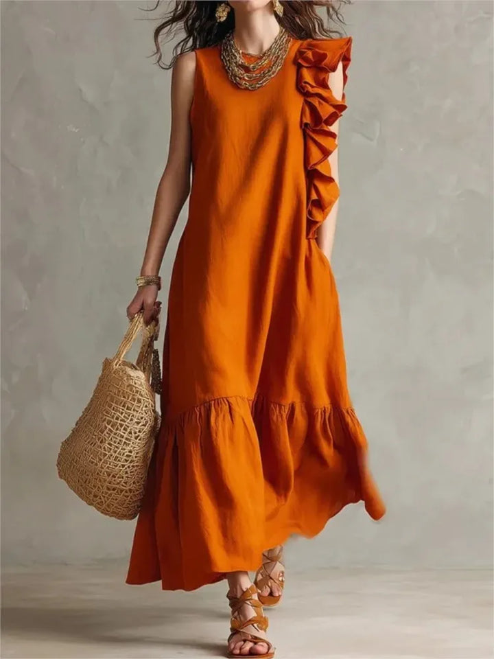 Lilliana Ruffle Maxi Dress
