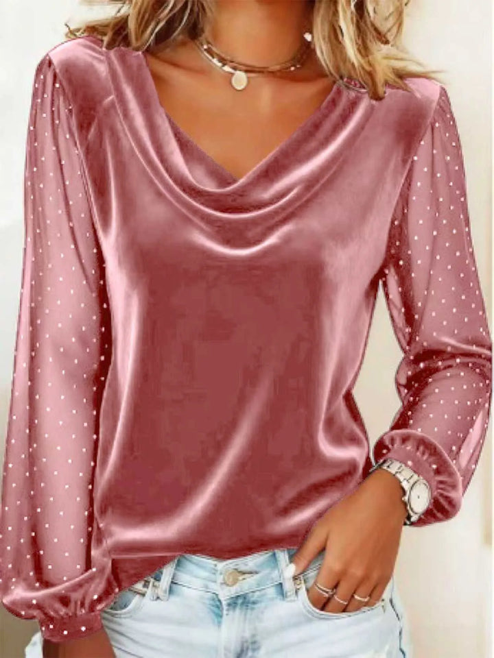 Vivienne Cowl Neck Blouse