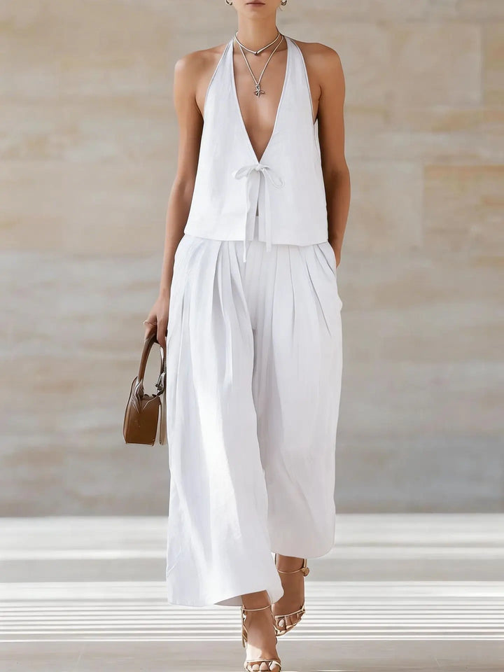 Marlena Airy Comfort Front Tie Matching Set