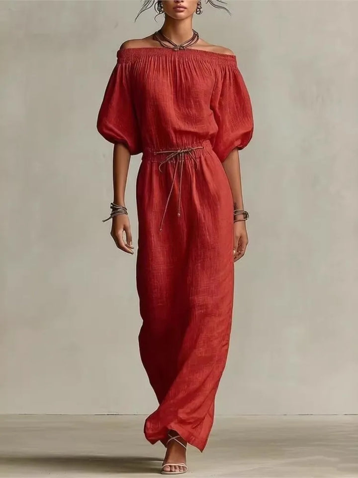 Dorothy Off Shoulder Maxi Dress