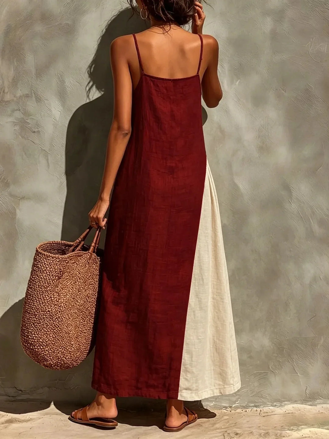 Lillian Relaxed Linen Maxi Dress