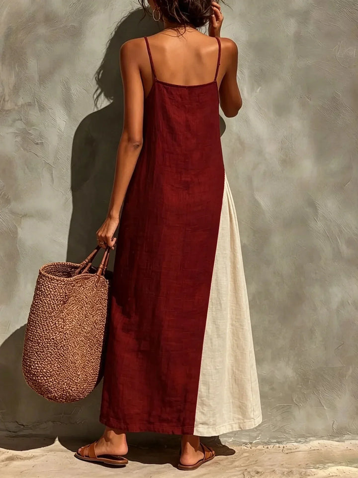 Lillian Relaxed Linen Maxi Dress