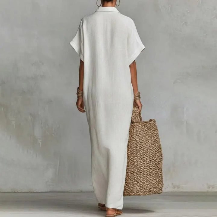 Salone Short Sleeve Maxi Dress