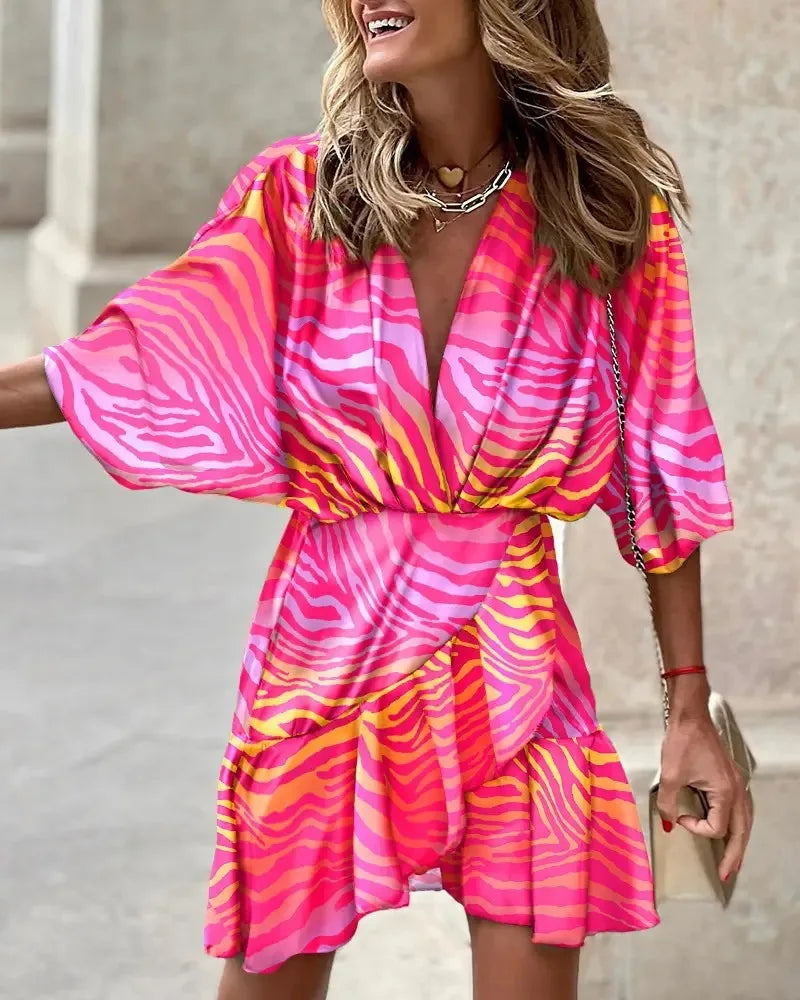 Isabeau Paisley Mini Dress