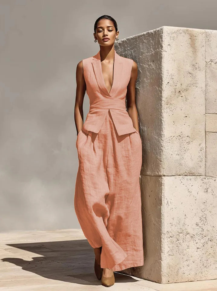 Bea Elegant Tailored Two-Piece Set