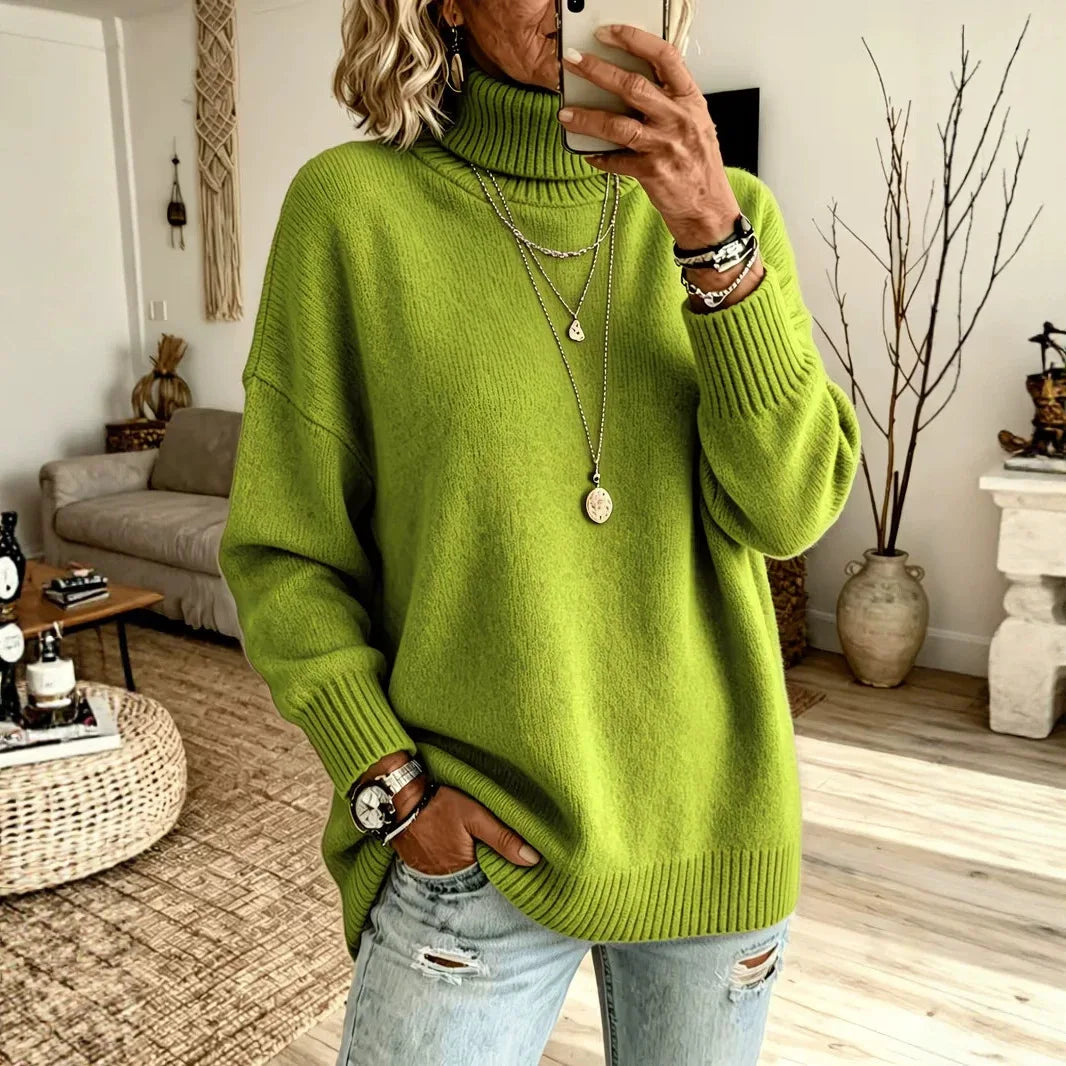 Fenwick Ribbed Turtleneck Sweater
