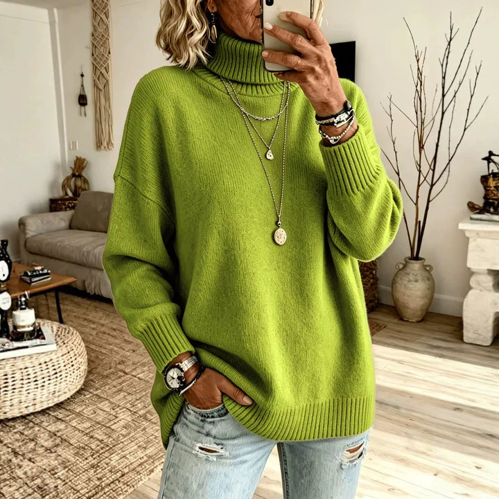 Fenwick Ribbed Turtleneck Sweater