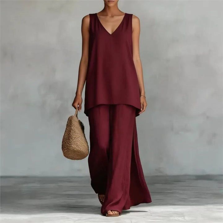 Madina Wide Leg Matching Set