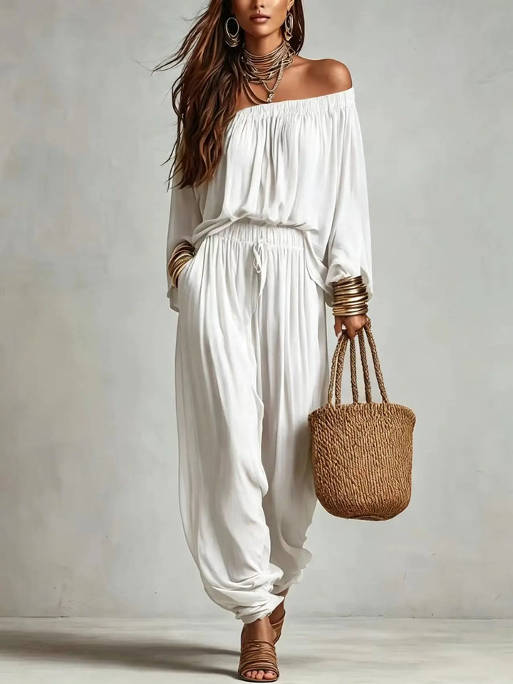 Quinn Off Shoulder Harem Set