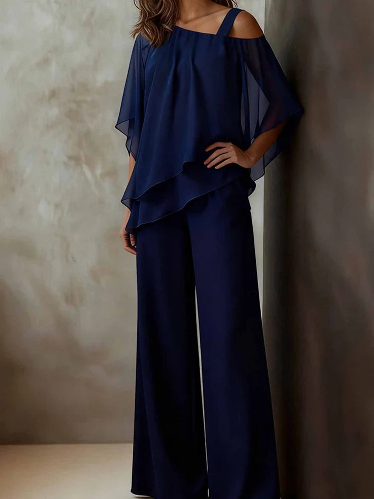 Skylar Flowy Wide Leg Pant Set