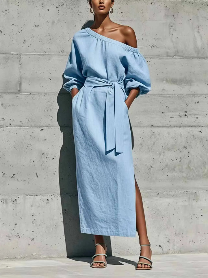 Monika Off Shoulder Maxi Dress