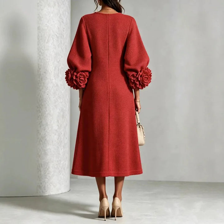 Palermo Button Front Knit Midi Dress
