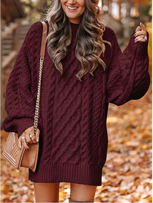 Winslow Cable Knit Sweater Dress