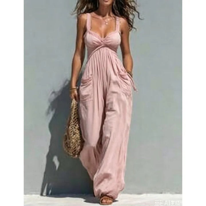 Jazmin Relaxed Wide Leg Jumpsuit