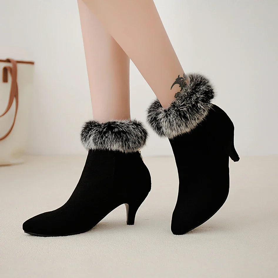 Sorena Fur Ankle Boots
