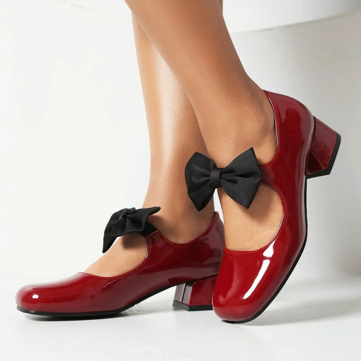 Daphne Bow Mary Jane Pumps