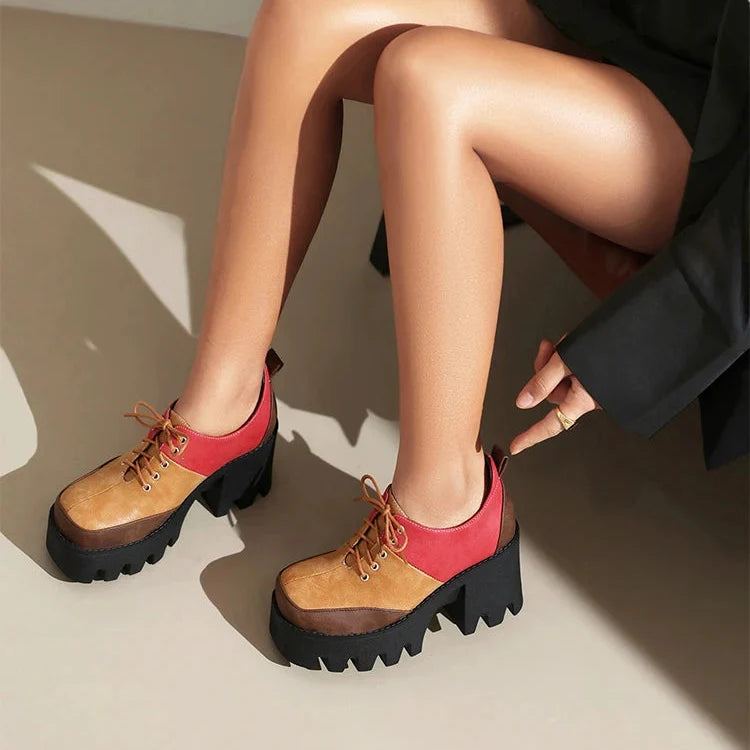 Sylvie Platform Lace-Up Shoe