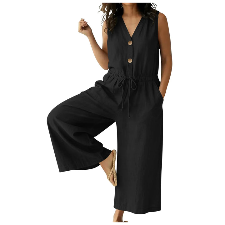 Zosia Chic Front Tie Jumpsuit
