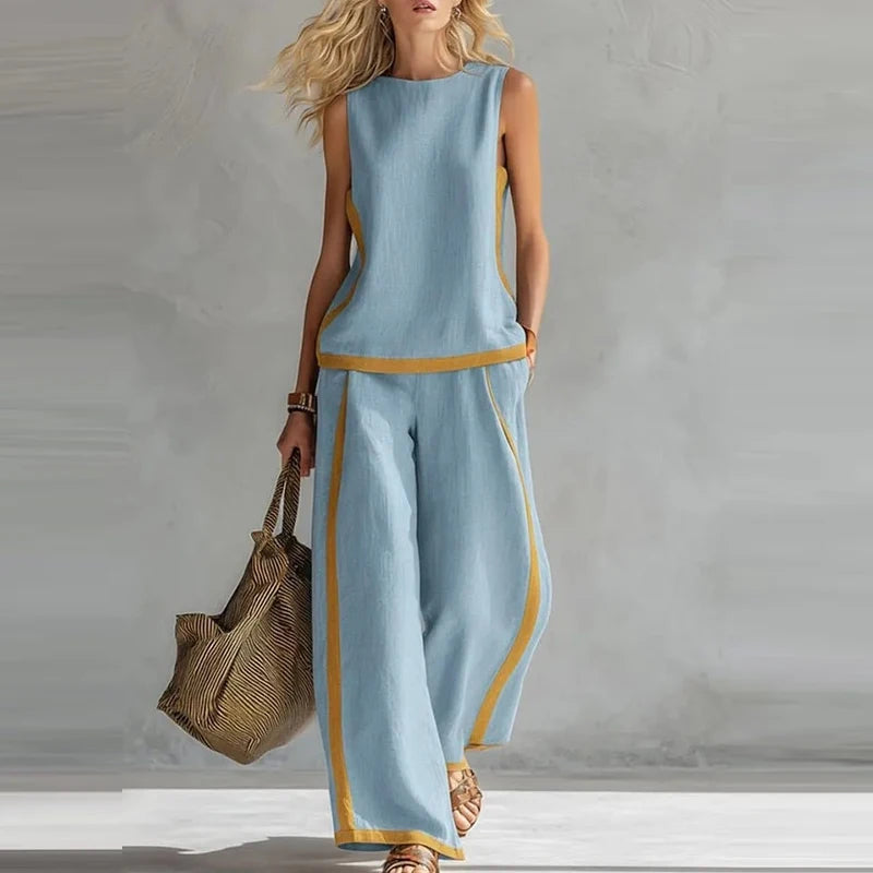 Eva Wide Leg Matching Set