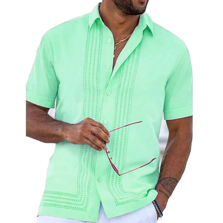 Diane Embroidered Button Down Shirt
