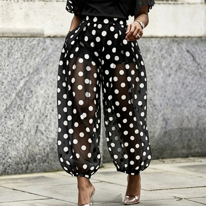 Lydia Polka Dot Balloon Pants