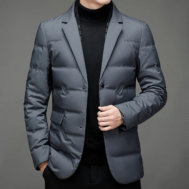 Dominic Notched Lapel Puffer