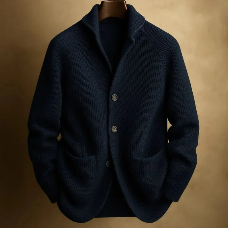 Marsimo Ribbed Knit Blazer Cardigan