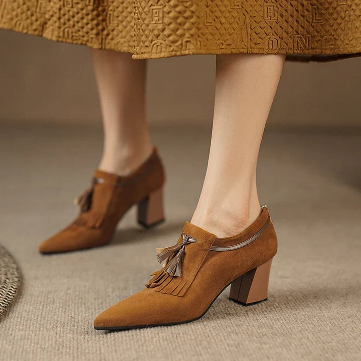 Amabel Fringe Tassel Pumps