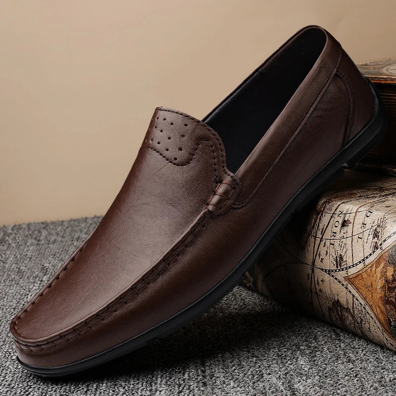 Evan Classic Leather Loafers