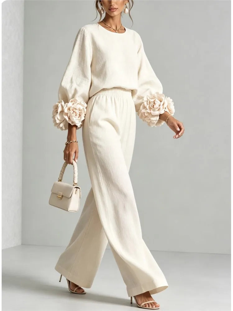 Marisette Floral Cuff Set