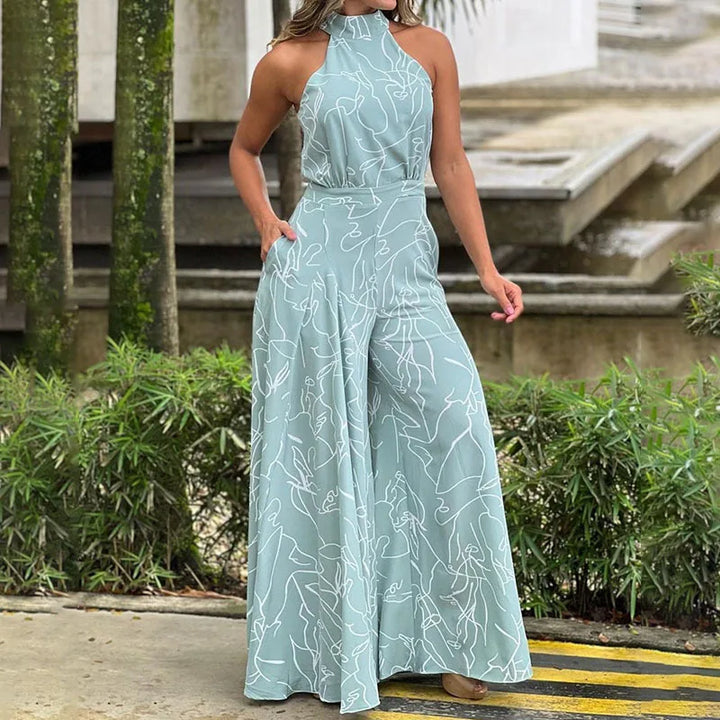 Miranda Halter Wide Leg Jumpsuit