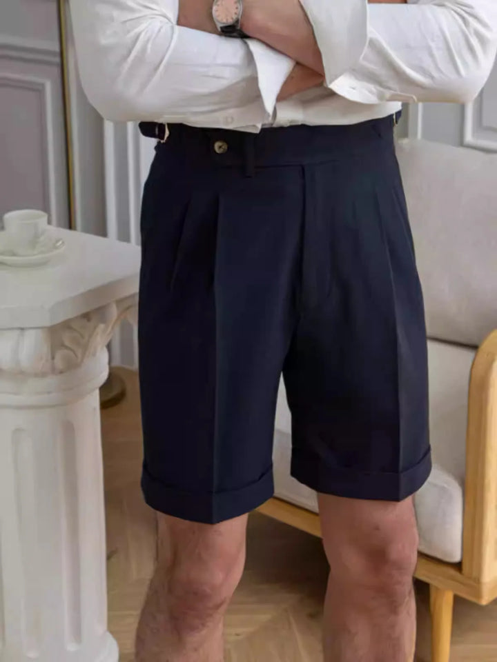 Grayson Classic Waist Buckle Casual Shorts