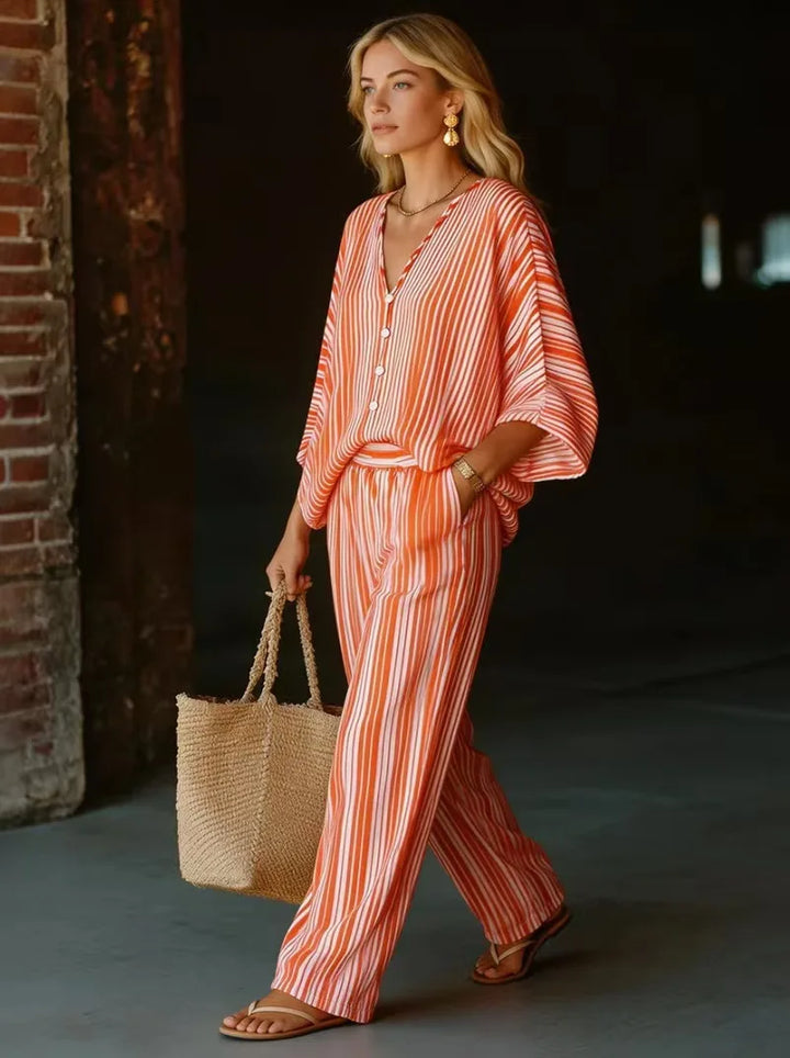Ester Striped Matching Set