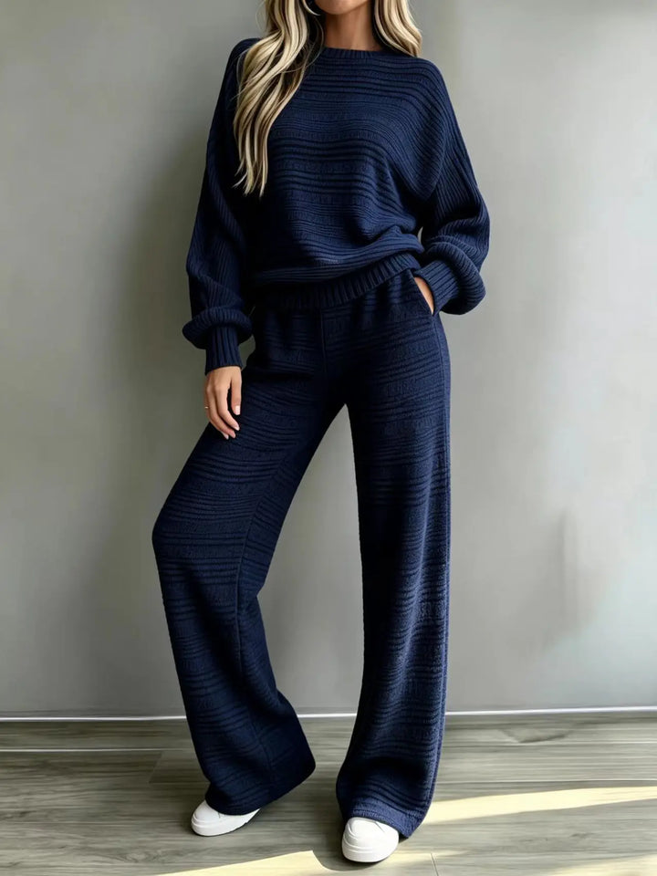 Chaya Cozy Stripe Matching Set