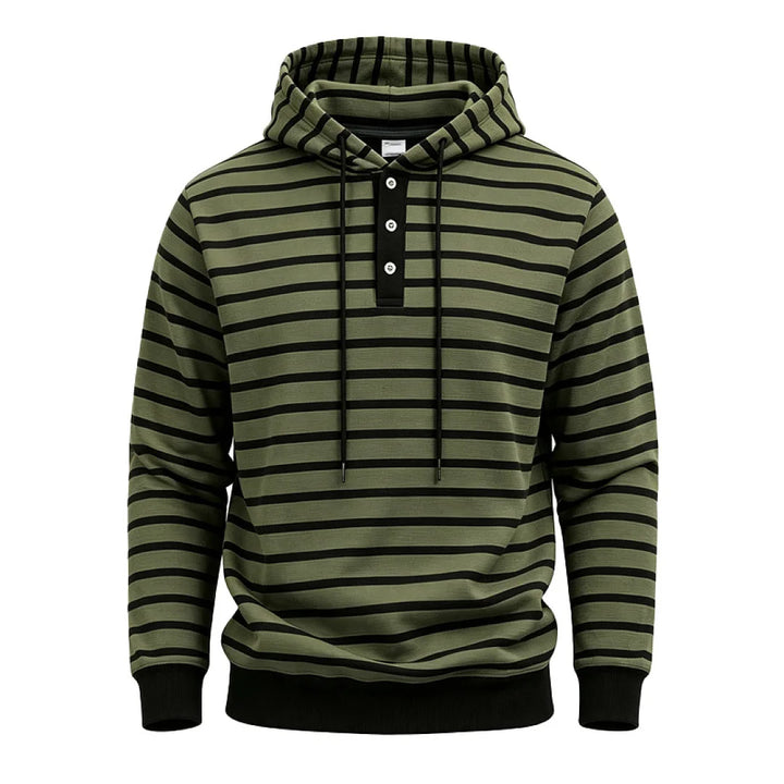Sterling Button Placket Hoodie
