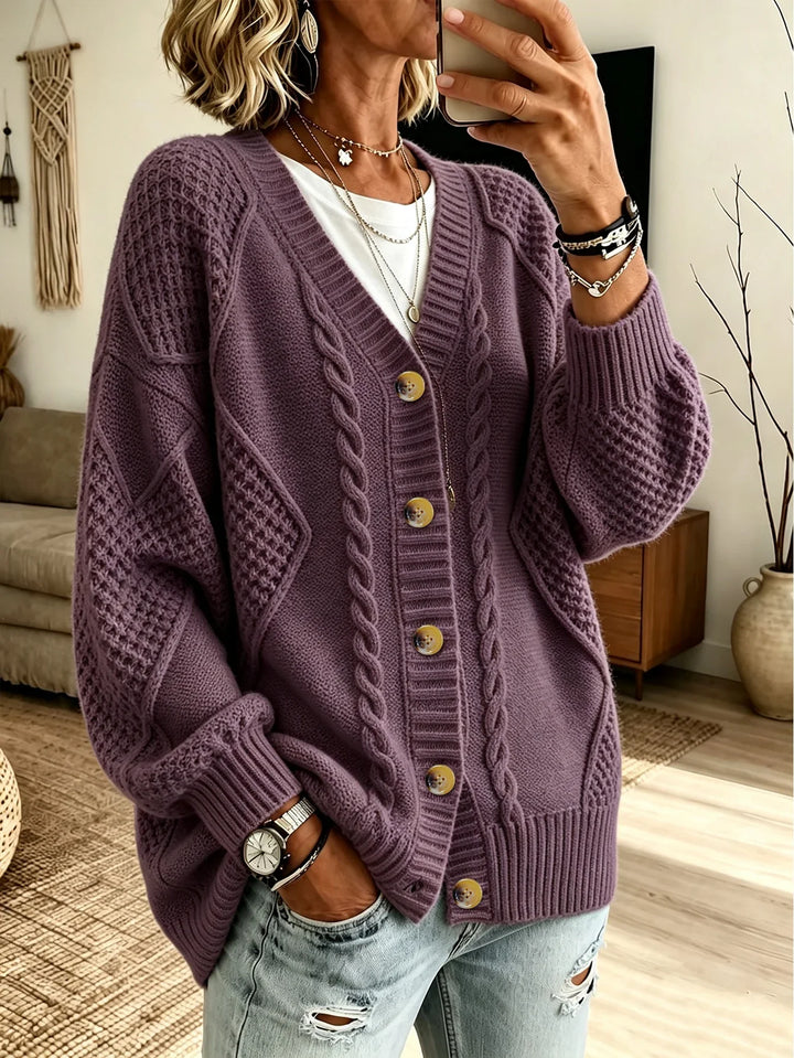 Wilma Cable Knit Cardigan