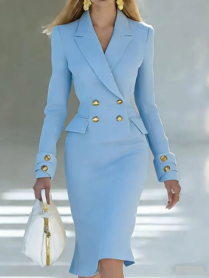Demi Tailored Office Midi Dress