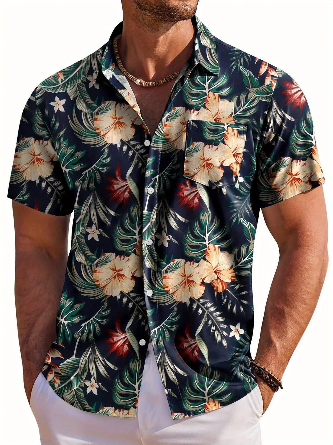 Onslo Relaxed Hawaiian Floral Summer Shirt