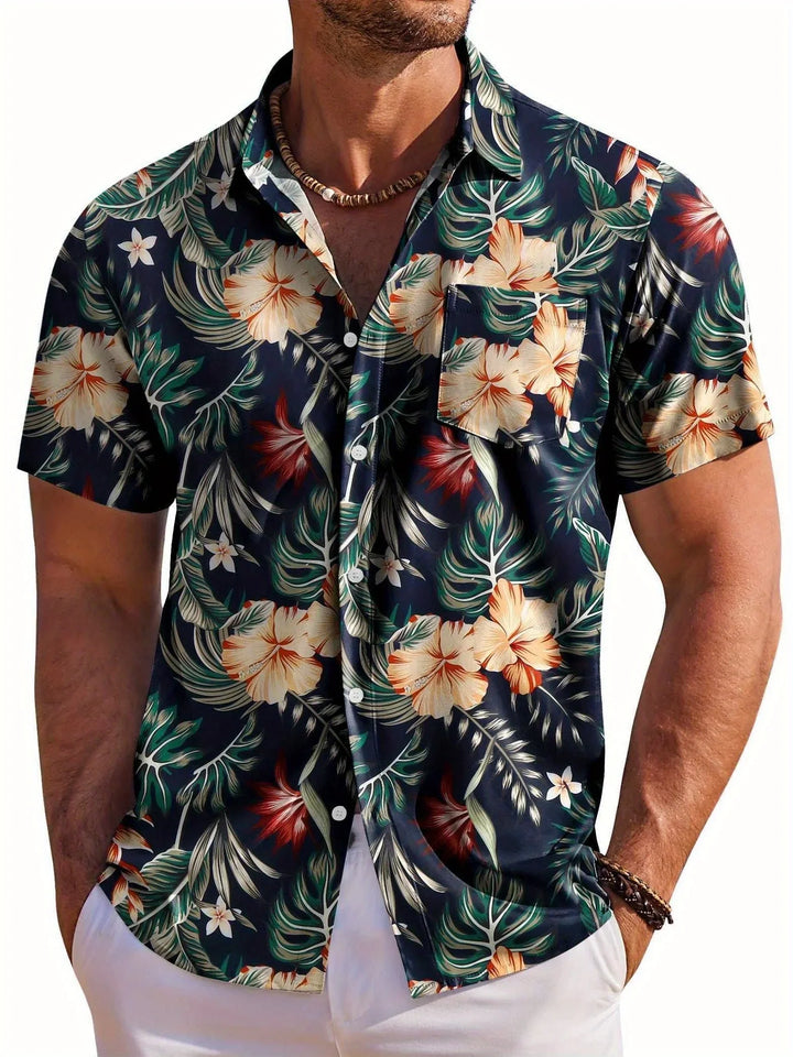 Onslo Relaxed Hawaiian Floral Summer Shirt