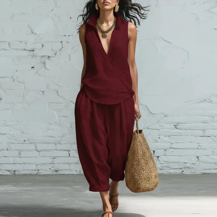 Cornelia Summer Linen Matching Set