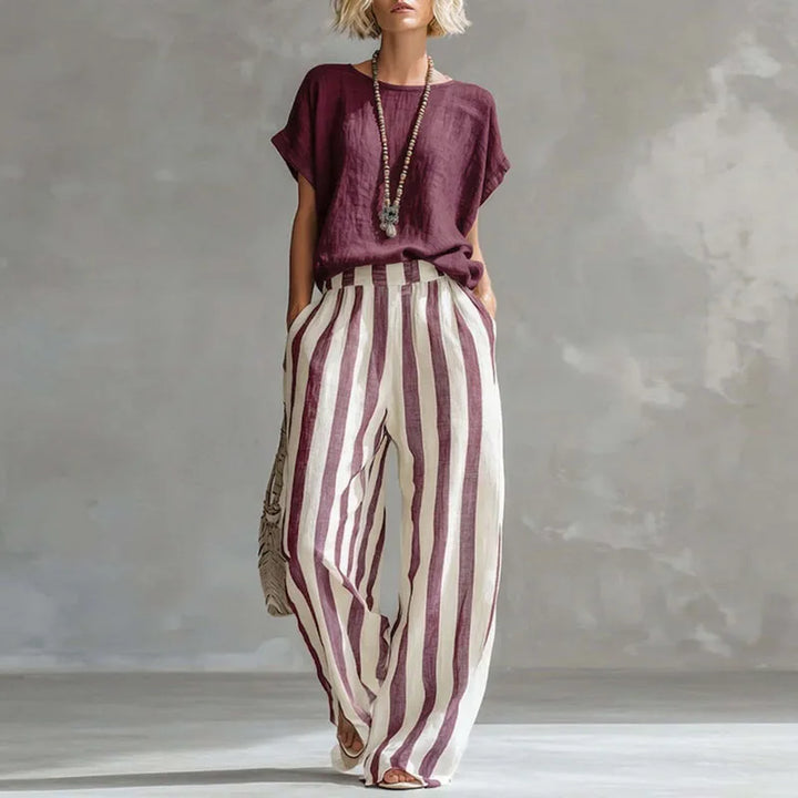 Celina Linen Summer Set